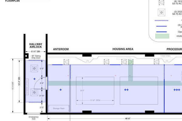 scid laboratory floorplan 2d